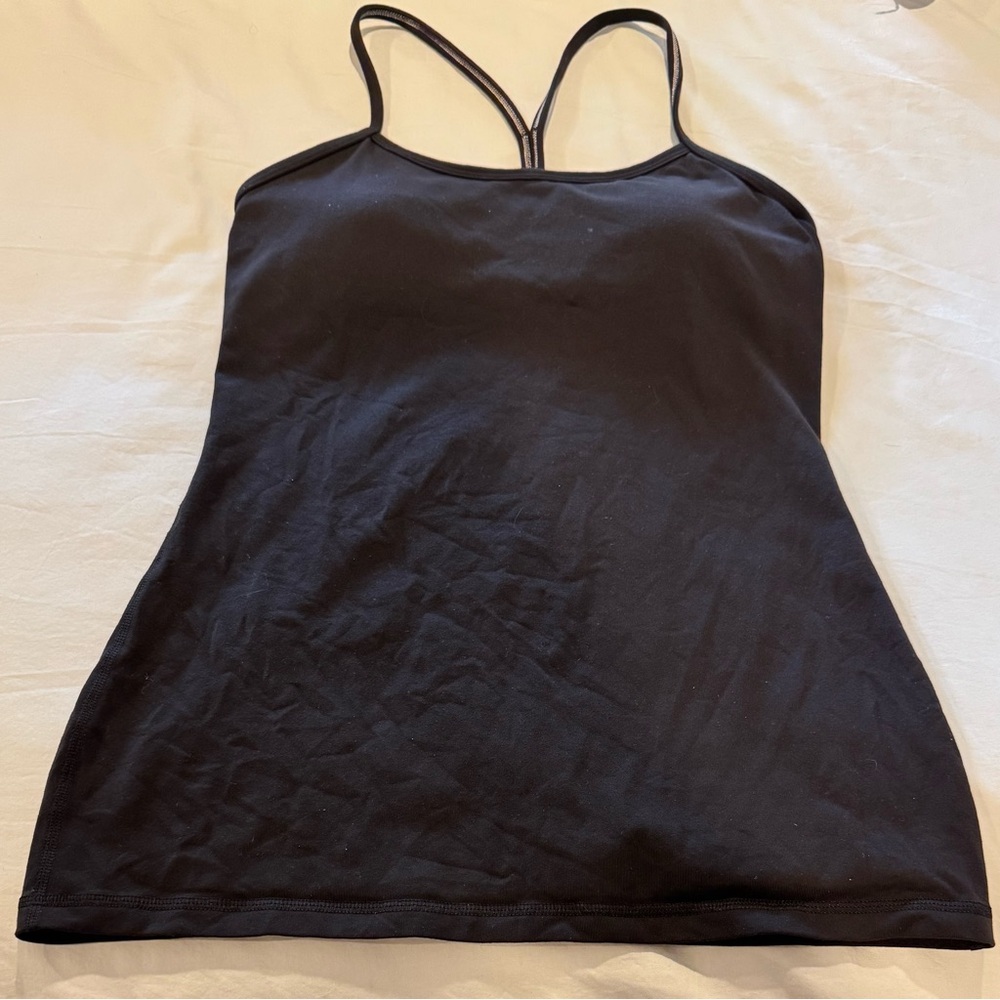 lululemon athletica Black Strappy Tank Top